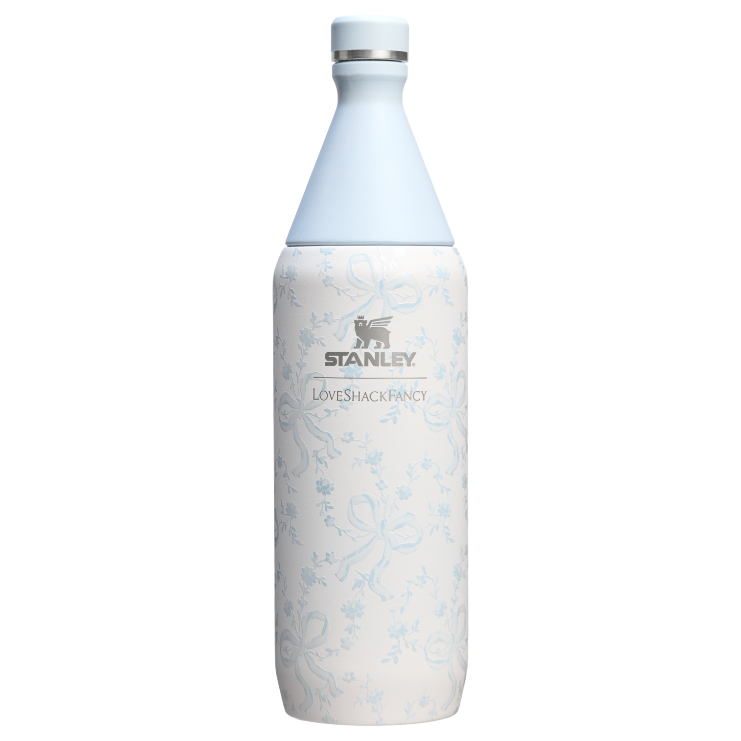 Stanley 1913 x LoveShackFancy Holiday All Day Slim Bottle | 34 OZ - Image 3