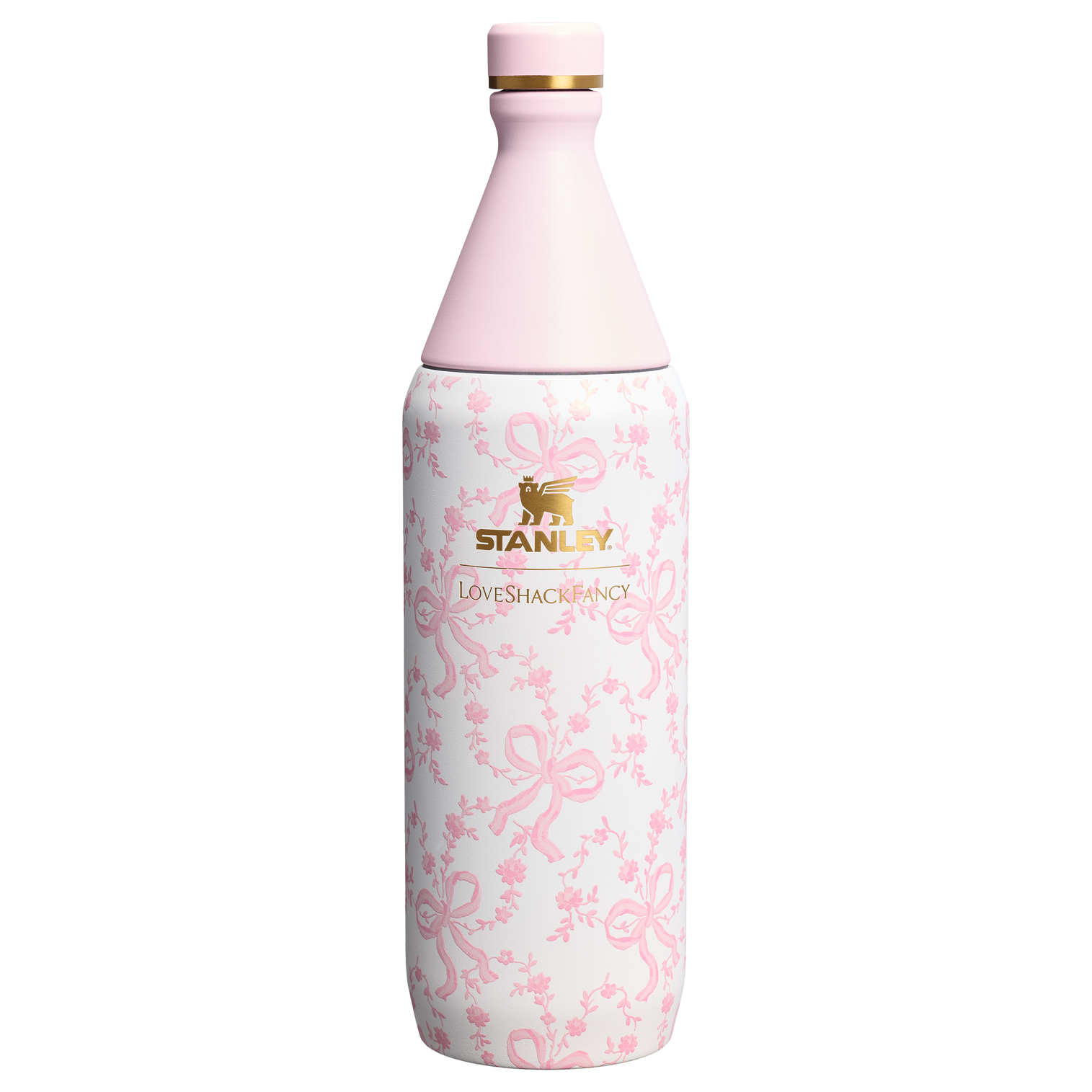 Stanley 1913 x LoveShackFancy Holiday All Day Slim Bottle | 34 OZ - Image 2