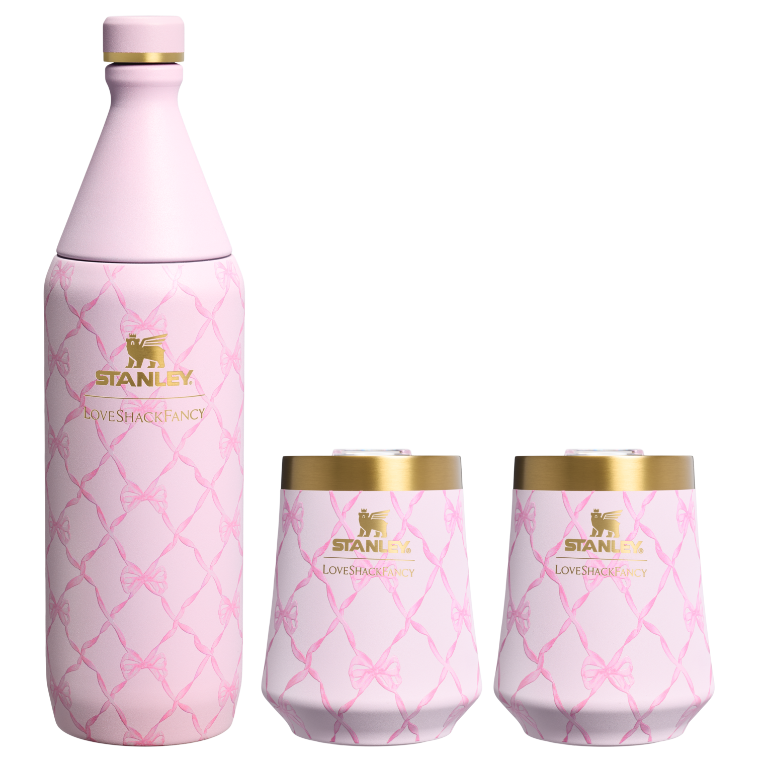 Stanley 1913 x LoveShackFancy Holiday Reserve All Day Wine Set | 34 OZ | 11 OZ - Image 3