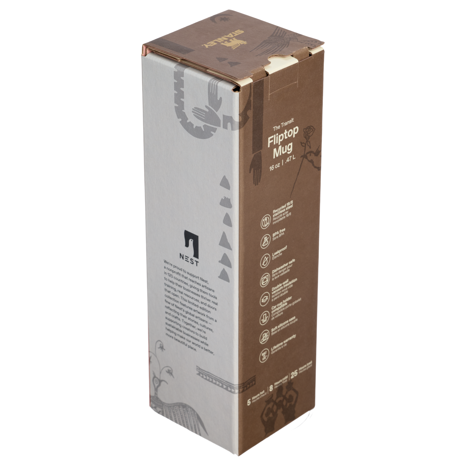 The Stanley 1913 x Nest AeroLight? Transit Flip Top Mug | 16 OZ - Image 9